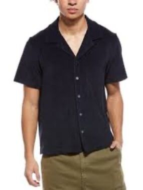 Todd Snyder Terry Cloth Camp Collar Shirt